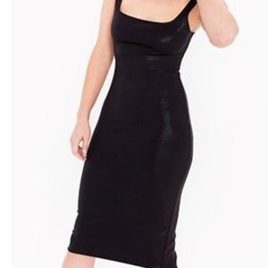 Metallic Tank Ponte Dress